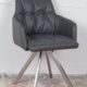 Кресло Nicolas Leon F369B/Z темно-серое поворотное